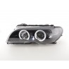 Headlight set BMW 3 series E46 Coupe Cabrio 03 05 black