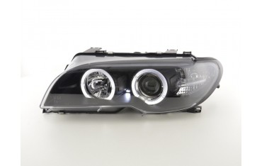 Headlight set BMW 3 series E46 Coupe Cabrio 03 05 black