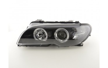 Headlight set BMW 3 series E46 Coupe Cabrio 03 05 black