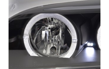 Headlight set BMW 3 series E46 Coupe Cabrio 03 05 black