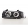 Headlight set angel eyes CCFL BMW 3 series E36 Coupe Cabrio 92 98 black