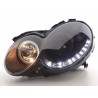 Daylight headlight LED DRL look Mercedes CLK type W209 04 09 black