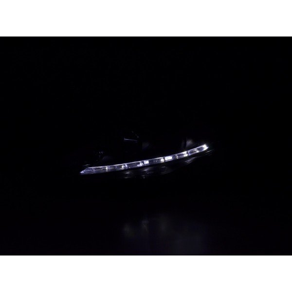 Daylight headlight LED DRL look Ford Fiesta 08 12 black
