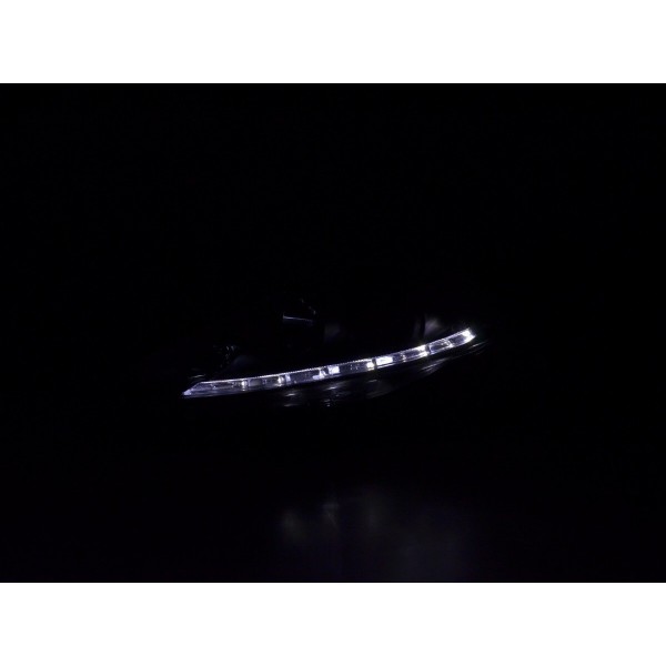 Daylight headlight LED DRL look Ford Fiesta 08 12 black