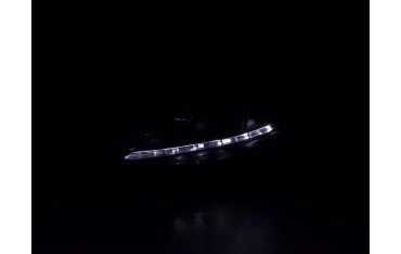 Daylight headlight LED DRL look Ford Fiesta 08 12 black