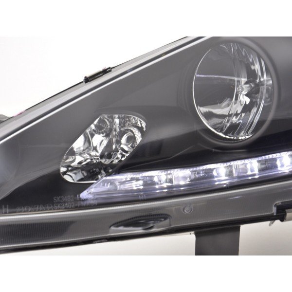 Daylight headlight LED DRL look Ford Fiesta 08 12 black