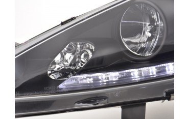 Daylight headlight LED DRL look Ford Fiesta 08 12 black