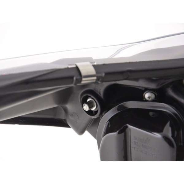 Daylight headlight LED DRL look Ford Fiesta 08 12 black