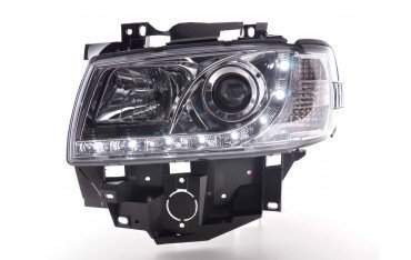 Daylight headlight LED DRL look VW Bus type T4 96 03 chrome