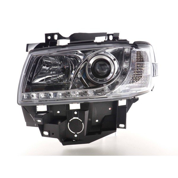 Daylight headlight LED DRL look VW Bus type T4 96 03 chrome
