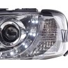 Daylight headlight LED DRL look VW Bus type T4 96 03 chrome