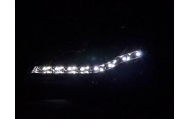 Daylight headlight LED DRL look VW Polo type 9N3 05 09 black