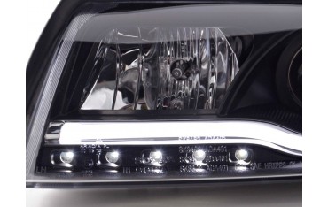 Daylight headlight LED DRL look Audi A4 type 8E 01 04 black