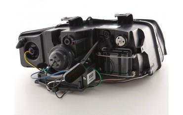Daylight headlight LED DRL look Audi A4 type 8E 01 04 black