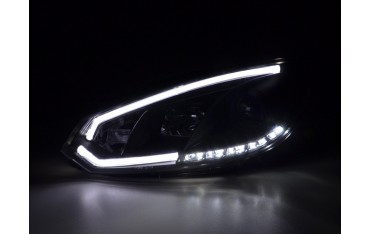 Daylight headlight LED daytime running lights VW Golf 6 08 12 black