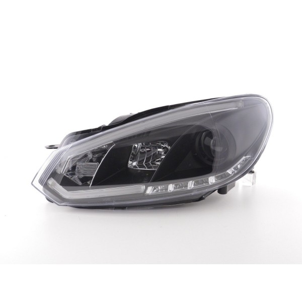 Daylight headlight LED daytime running lights VW Golf 6 08 12 black
