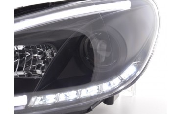 Daylight headlight LED daytime running lights VW Golf 6 08 12 black