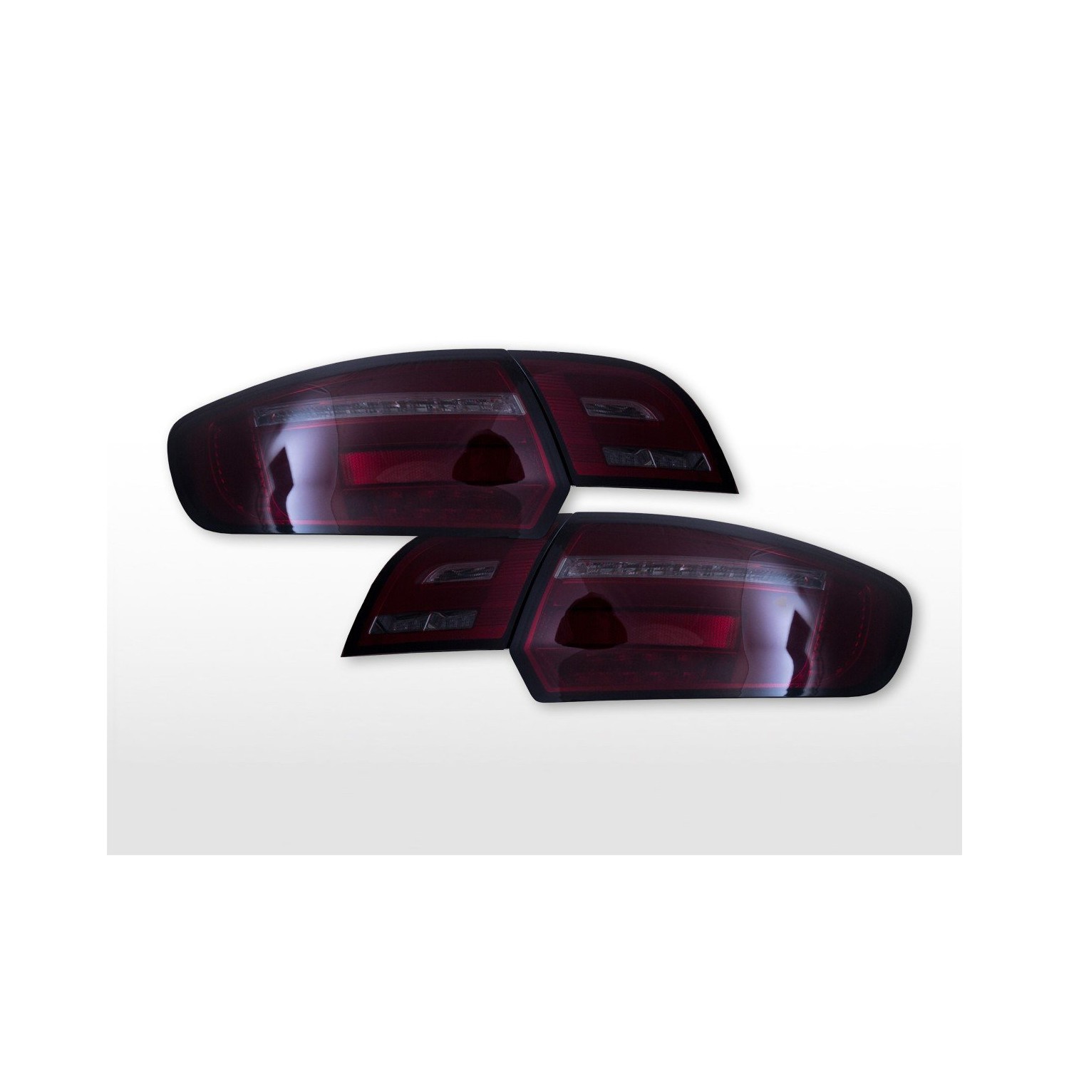 LED taillights set Audi A3 type 8P 03 05 chrome