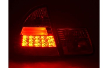 LED taillights set BMW 3 Series Touring type E46 98 05 clear red