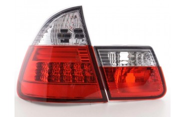 LED taillights set BMW 3 Series Touring type E46 98 05 clear red