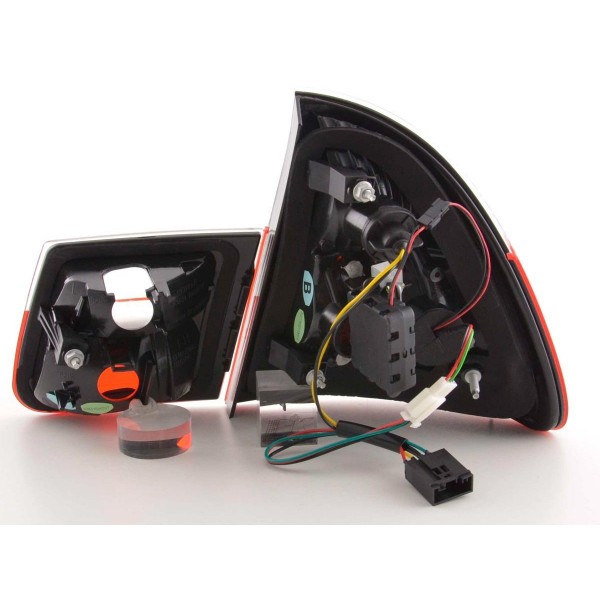 LED taillights set BMW 3 Series Touring type E46 98 05 clear red
