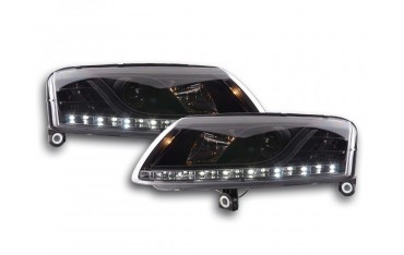 Daylight headlight LED DRL look Audi A6 type 4F 04 08 black