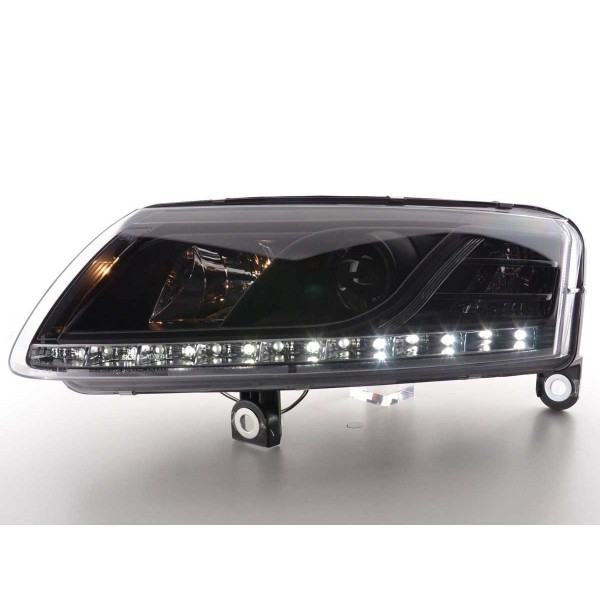 Daylight headlight LED DRL look Audi A6 type 4F 04 08 black