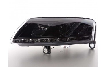 Daylight headlight LED DRL look Audi A6 type 4F 04 08 black