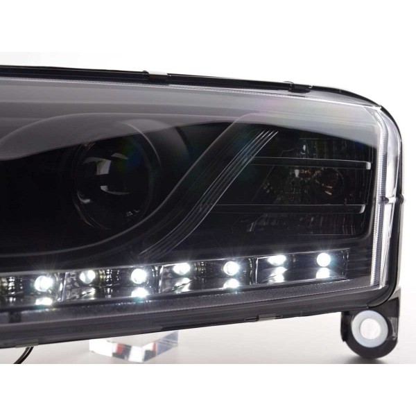 Daylight headlight LED DRL look Audi A6 type 4F 04 08 black
