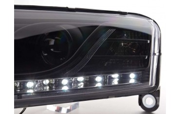 Daylight headlight LED DRL look Audi A6 type 4F 04 08 black
