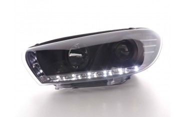 Daylight headlight LED DRL look VW Scirocco 3 Type 13 08 black