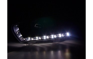 Daylight headlight LED DRL look VW Scirocco 3 Type 13 08 black
