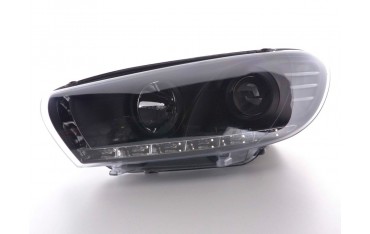 Daylight headlight LED DRL look VW Scirocco 3 Type 13 08 black