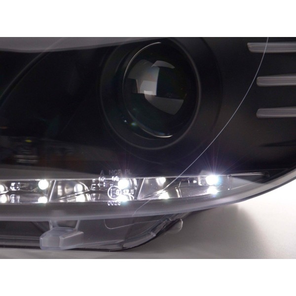 Daylight headlight LED DRL look VW Scirocco 3 Type 13 08 black