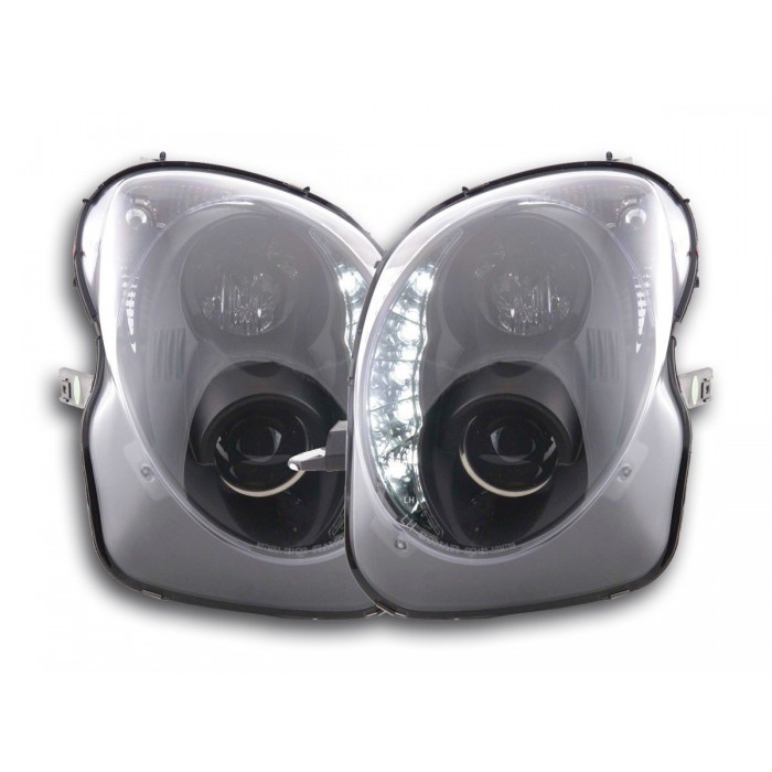 Headlight set Daylight LED daytime running lights Alfa Romeo Mito 08 black