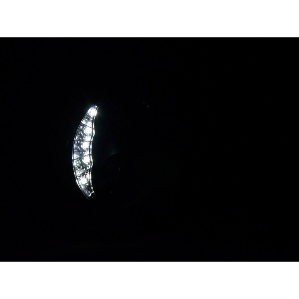 Headlight set Daylight LED daytime running lights Alfa Romeo Mito 08 black