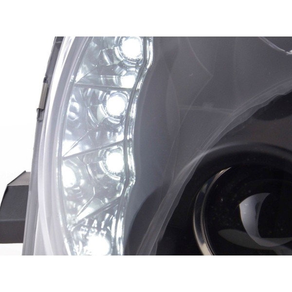 Headlight set Daylight LED daytime running lights Alfa Romeo Mito 08 black