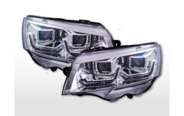 LED Halogen headlight set VW T6 from 20 chrome