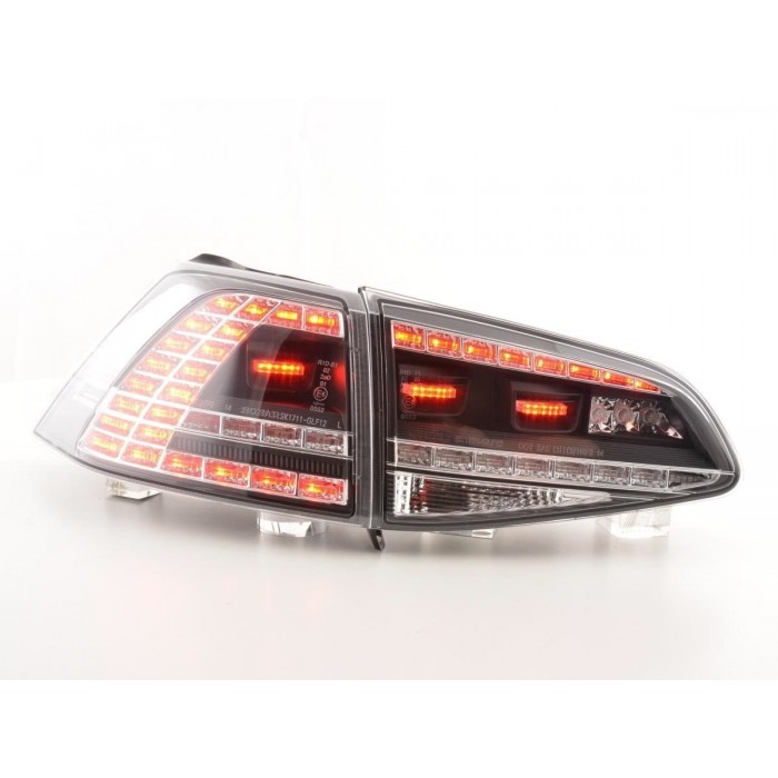 LED taillights set VW Golf 7 from 2012 black