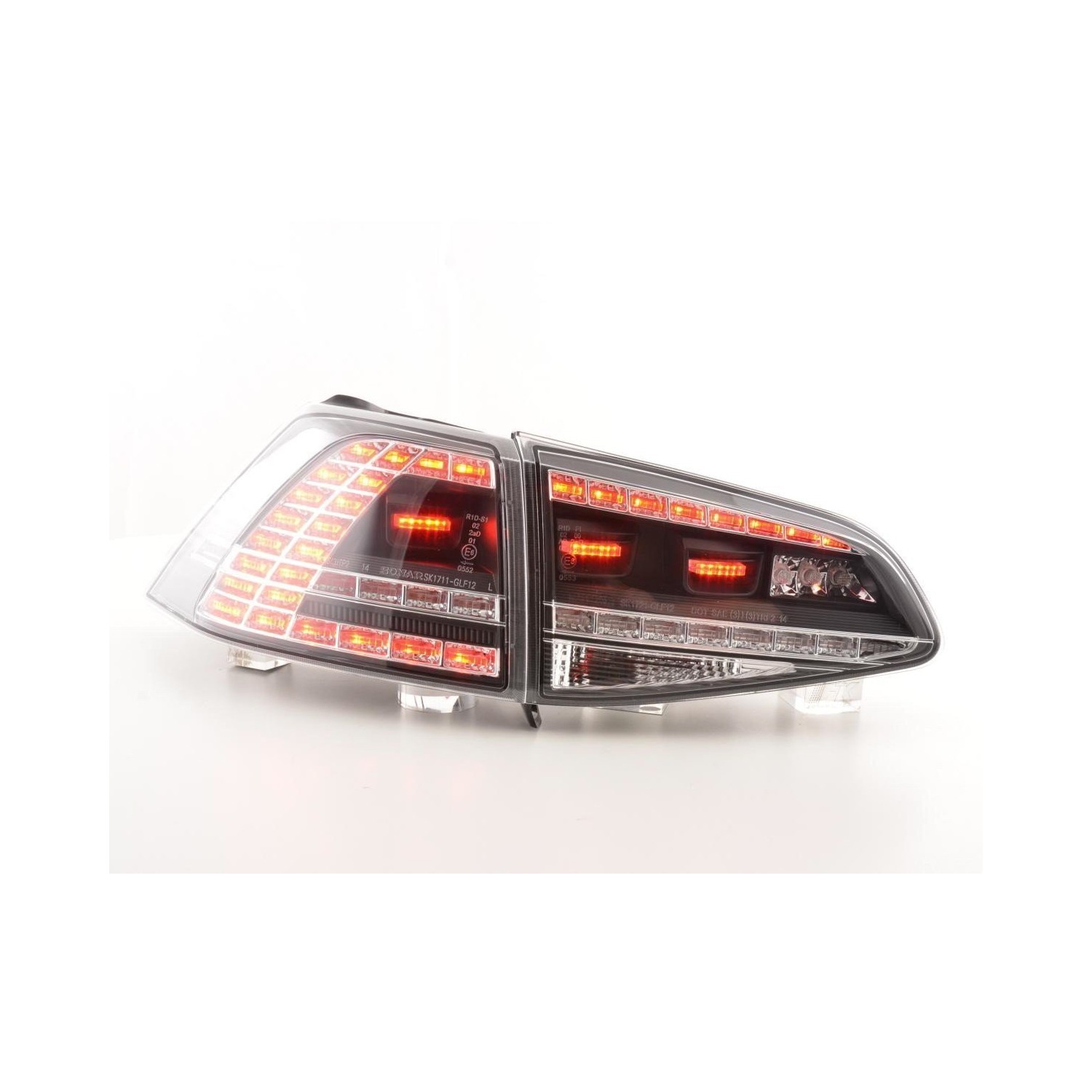 LED taillights set VW Golf 7 from 2012 black