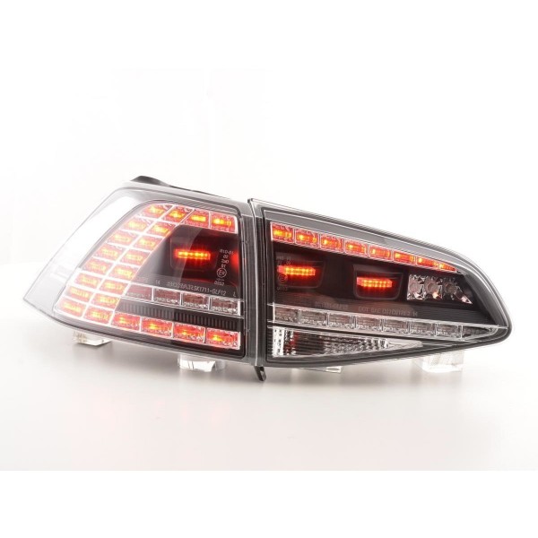 LED taillights set VW Golf 7 from 2012 black
