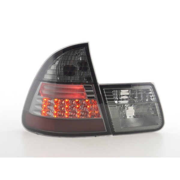LED taillights set BMW 3 series E46 Touring 99 05 black