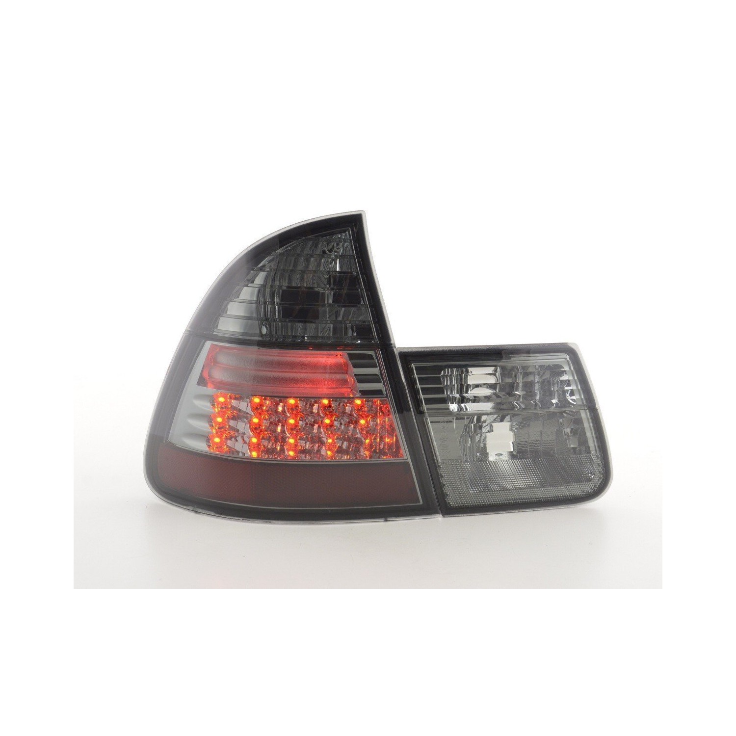 LED taillights set BMW 3 series E46 Touring 99 05 black
