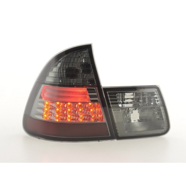 LED taillights set BMW 3 series E46 Touring 99 05 black