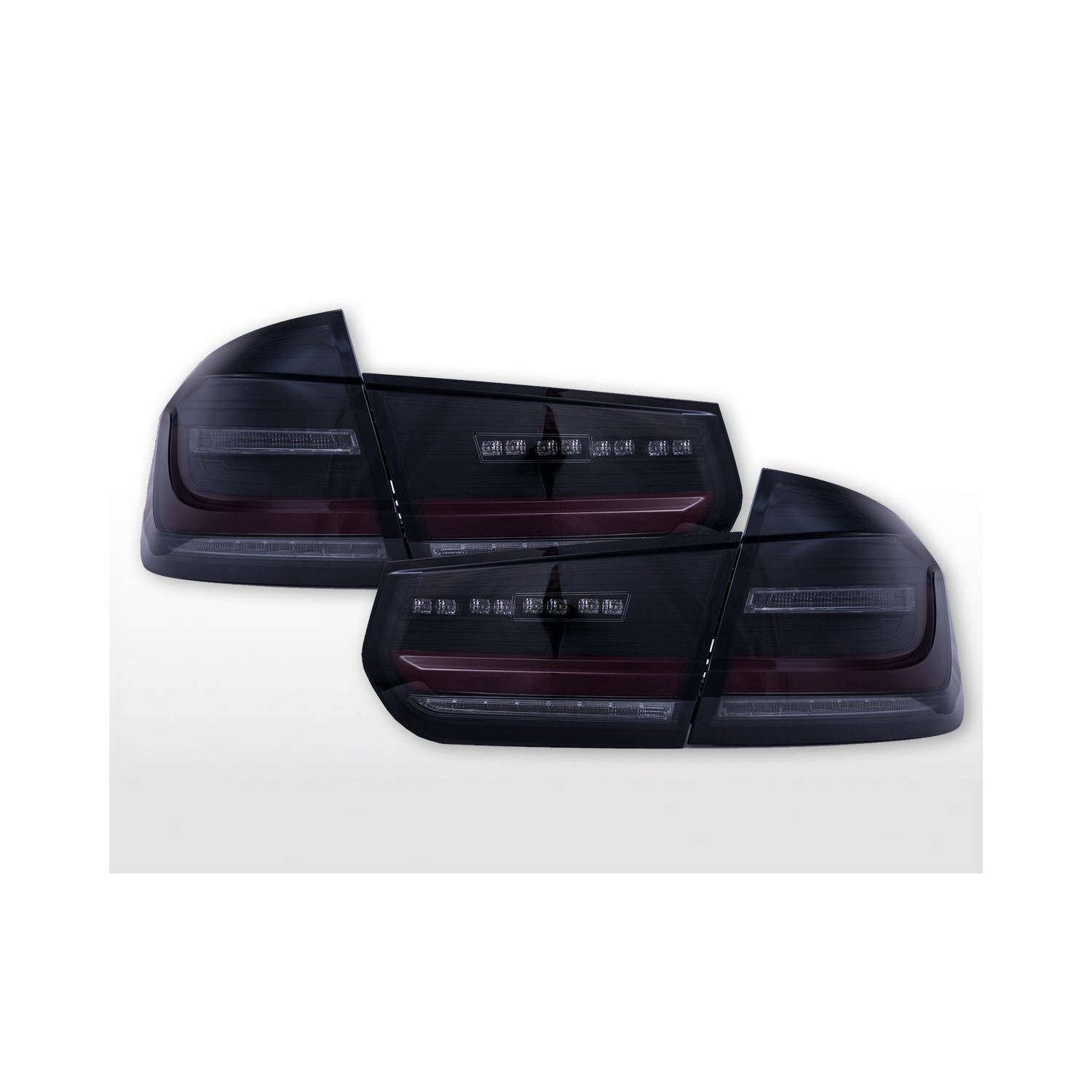 LED taillight set BMW 3 Series F30 12 17 red black