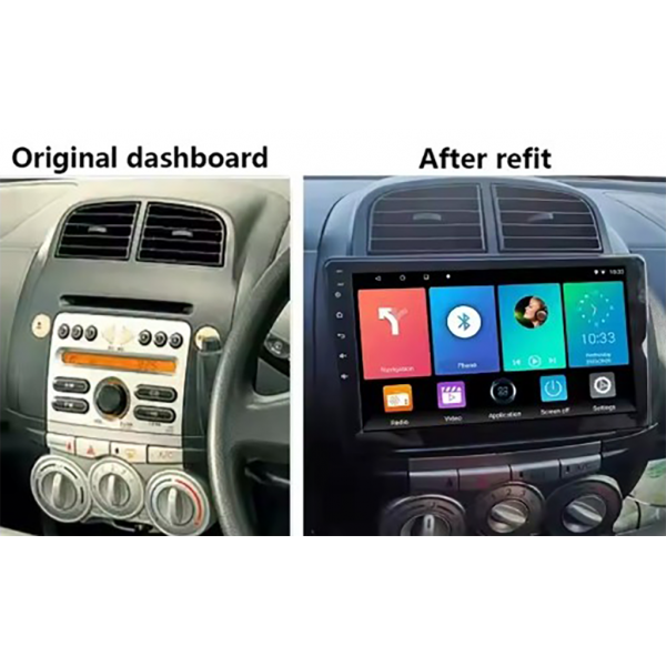 Radio GPS head unit Toyota Yaris screen 10.1 Android 14 TR4398