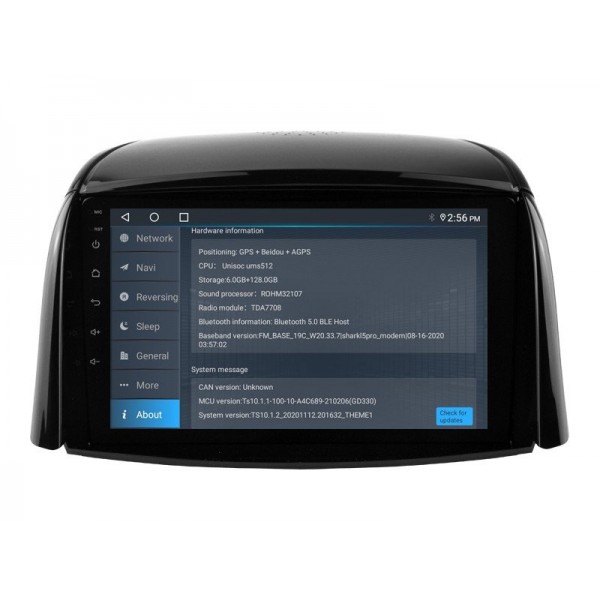 Monitor 9" GPS RENAULT KOLEOS ANDROID 13 REF: TR3141