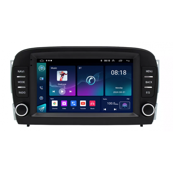 Radio GPS head unit Mercedes Benz SL R230 screen 7 Android 14 TR4403