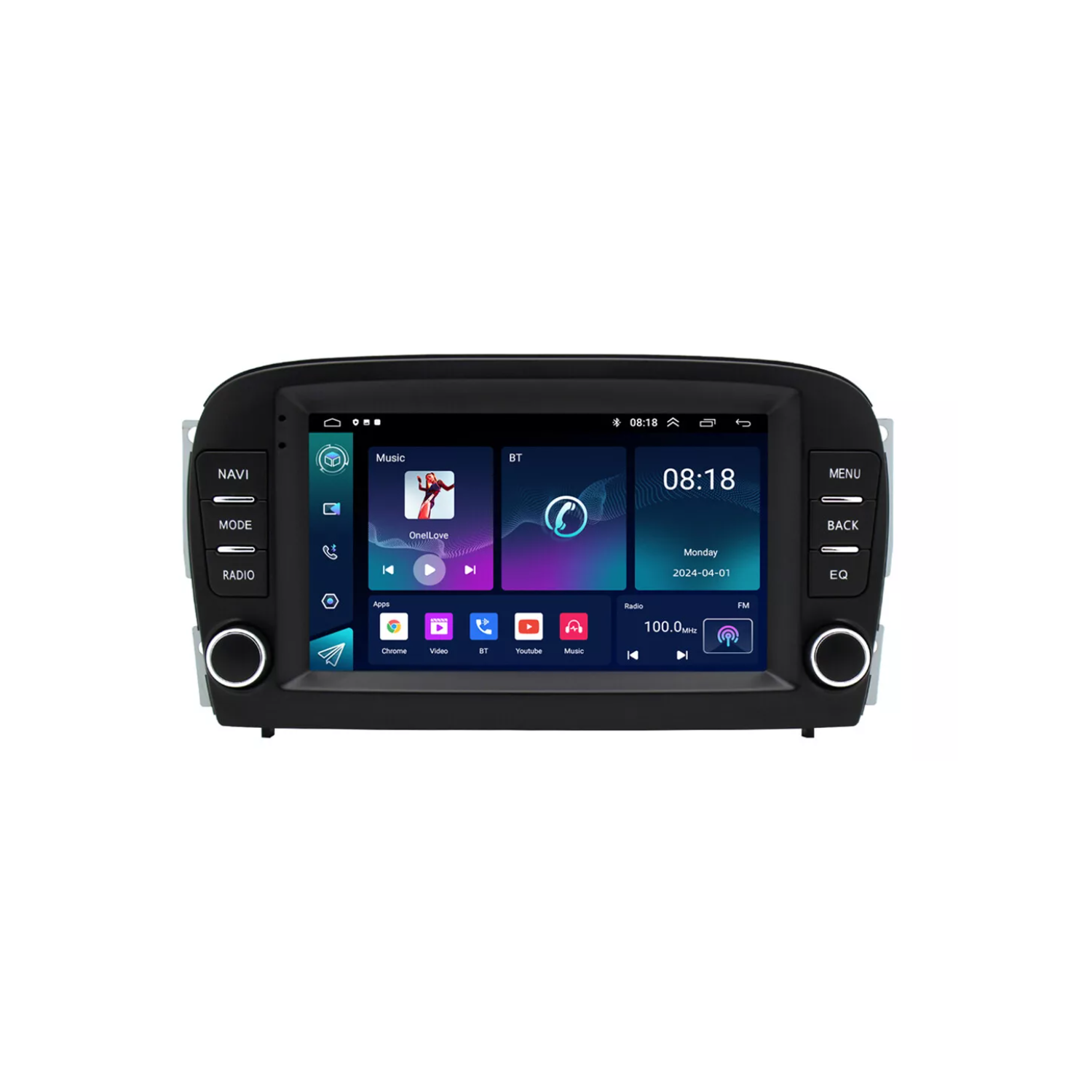 Radio GPS head unit Mercedes Benz SL R230 screen 7 Android 14 TR4403