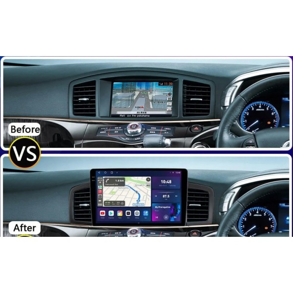 Radio GPS head unit Nissan elegrand E52 screen 10.1 Android 14 TR4404